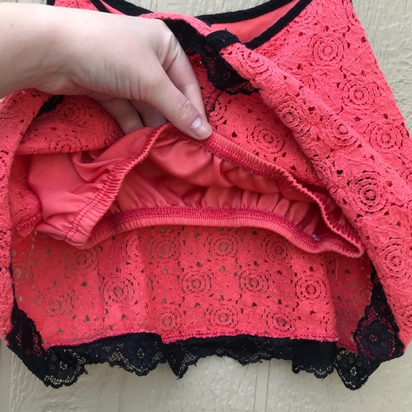 Love Culture Peach Pink Spaghetti Crop Tank Top L - Picture 6 of 8